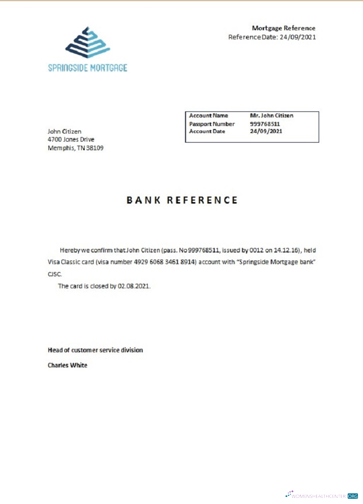 Download USA Springside Mortgage closure reference Photoshop template